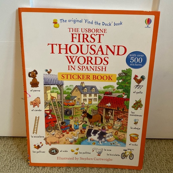 Softcover Usborne First Thousand Words in Spanish - Picture 1 of 10
